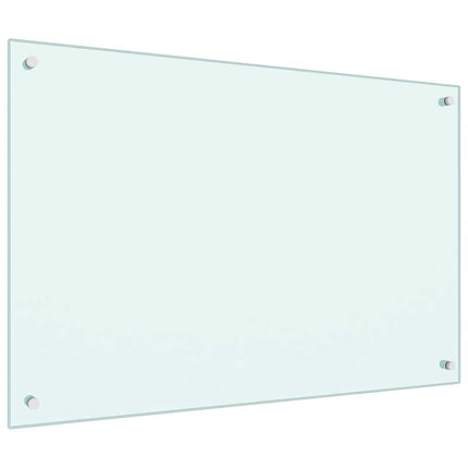 stænkplade 90x60 cm hærdet glas mælkeagtig