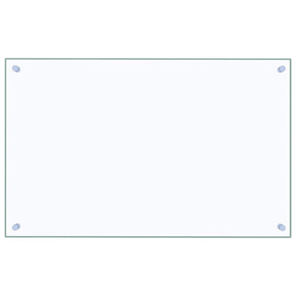 stænkplade 80x50 cm hærdet glas gennemsigtig