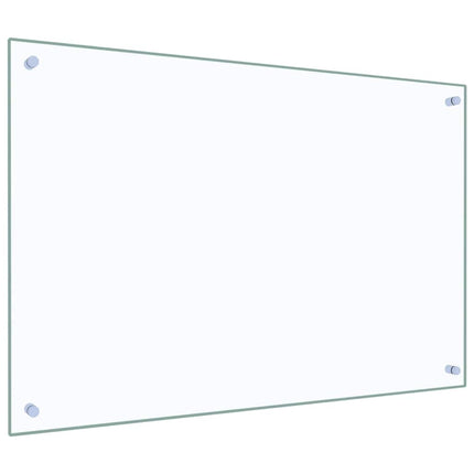 stænkplade 90x60 cm hærdet glas gennemsigtig