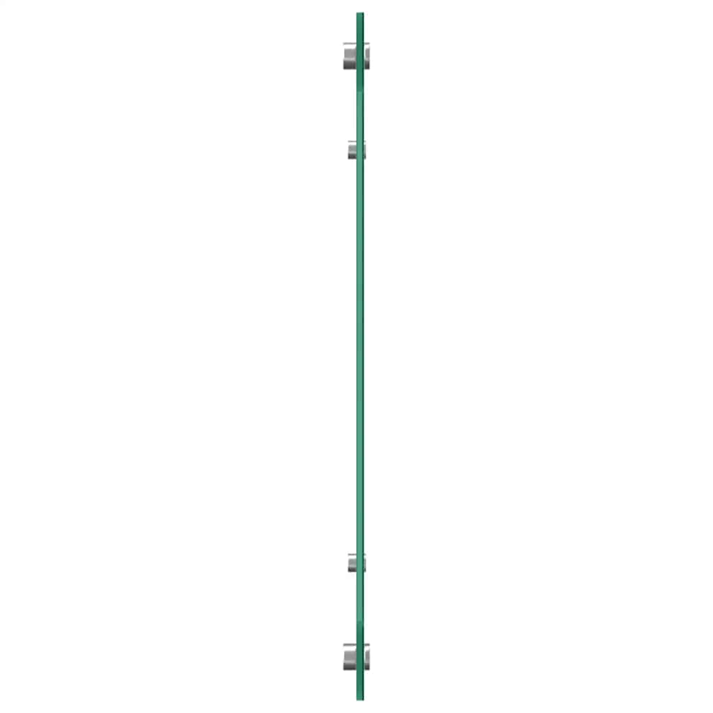 stænkplade 100x40 cm hærdet glas gennemsigtig