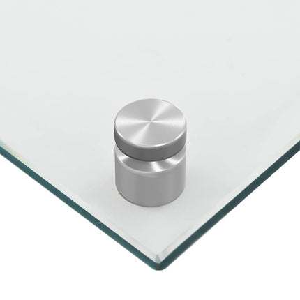 stænkplade 100x40 cm hærdet glas gennemsigtig