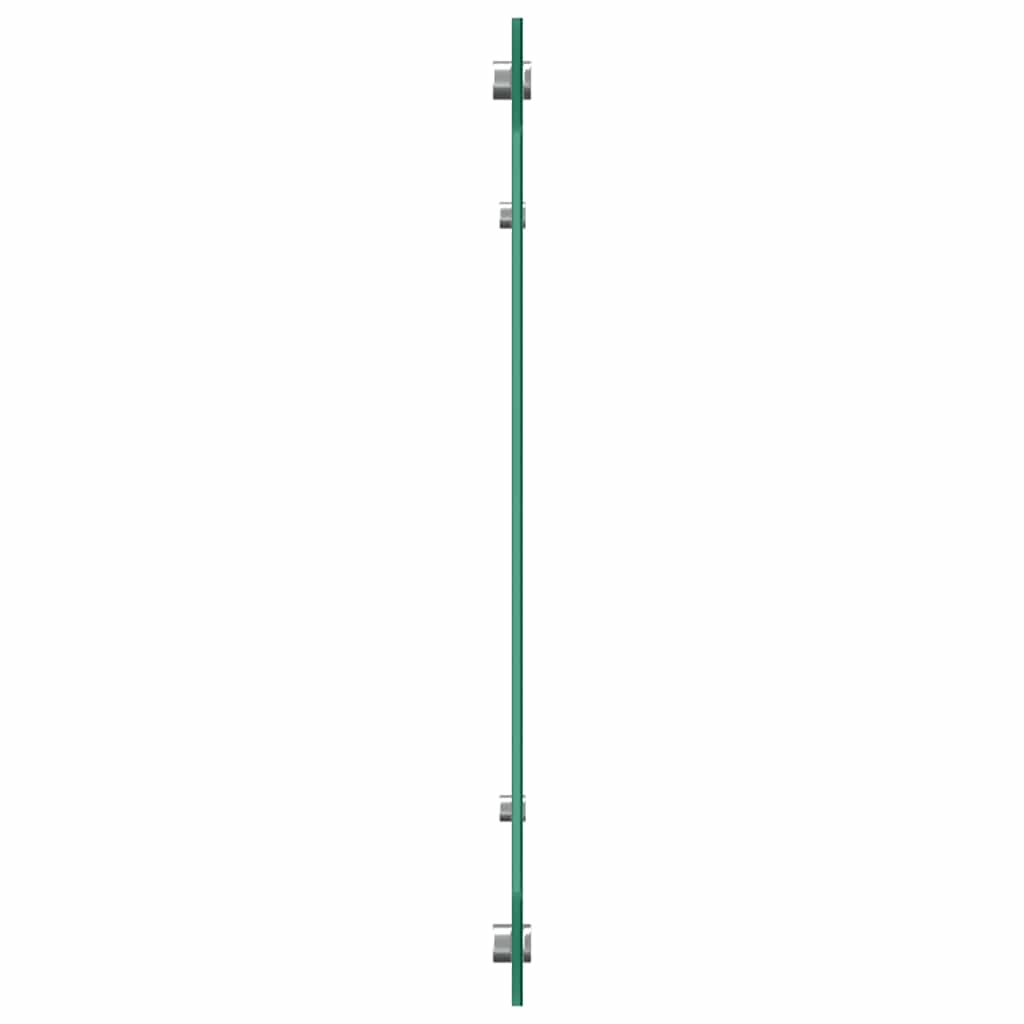 stænkplade 100x60 cm hærdet glas gennemsigtig