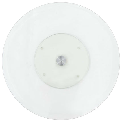 roterende serveringstallerken 60 cm hærdet glas transparent