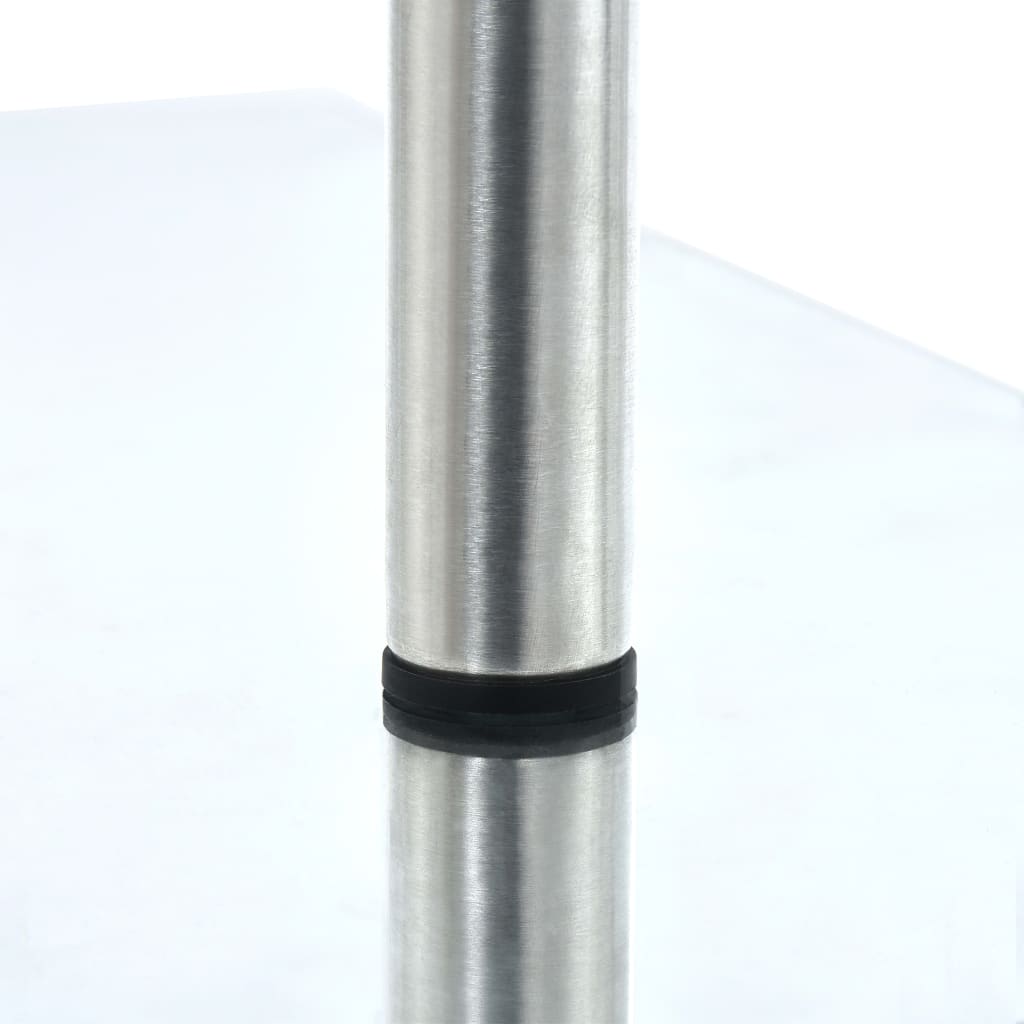 hjørnehylde i 3 niveauer hærdet glas