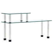 køkkenreol 45x16x26 cm hærdet glas transparent