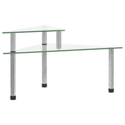 køkkenreol 49,5x35x19 cm hærdet glas transparent