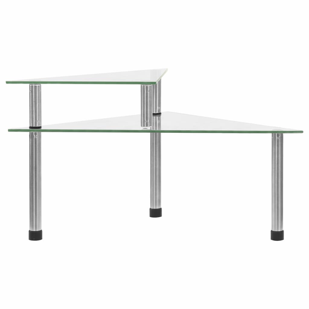 køkkenreol 49,5x35x19 cm hærdet glas transparent