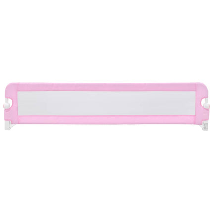 sengegelænder til barneseng 180 x 42 cm polyester pink