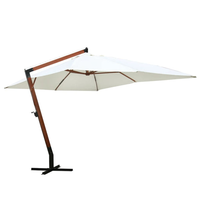 parasol 300x400 cm hvid