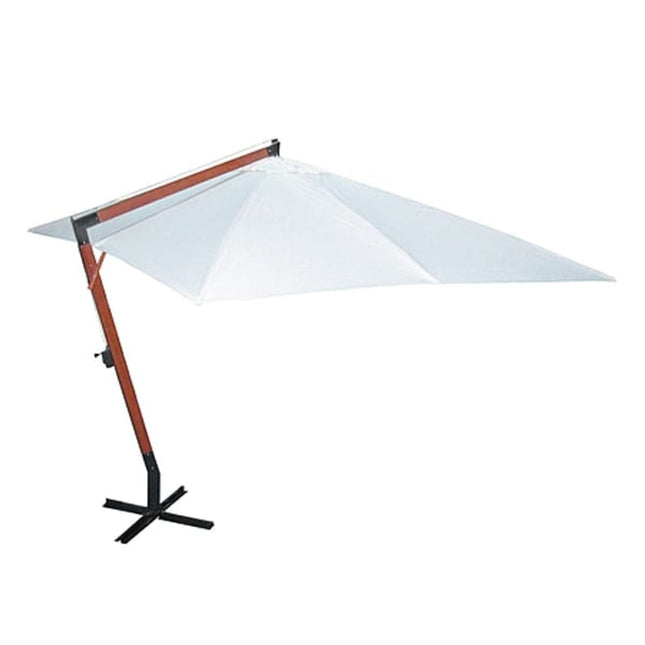 parasol 300x400 cm hvid