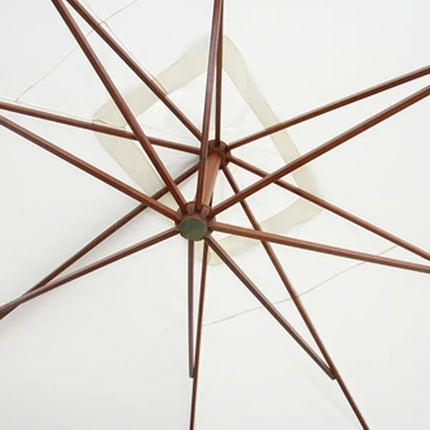 parasol 300x400 cm hvid