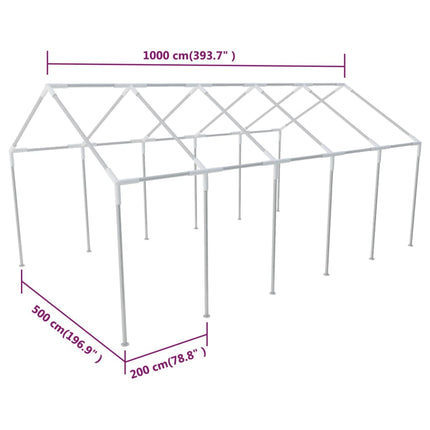 stålstel til festtelt 10x5 m