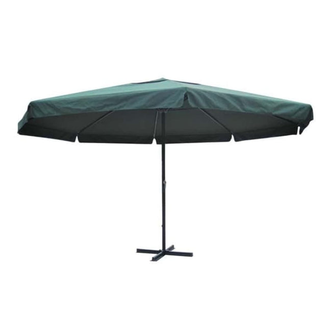 parasol 500 cm aluminium grøn