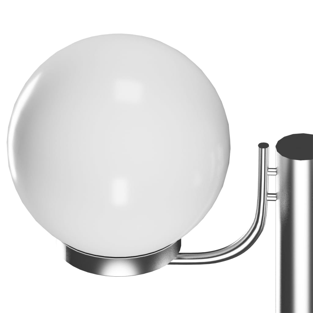 lygtepæl til haven 2 lamper 220 cm