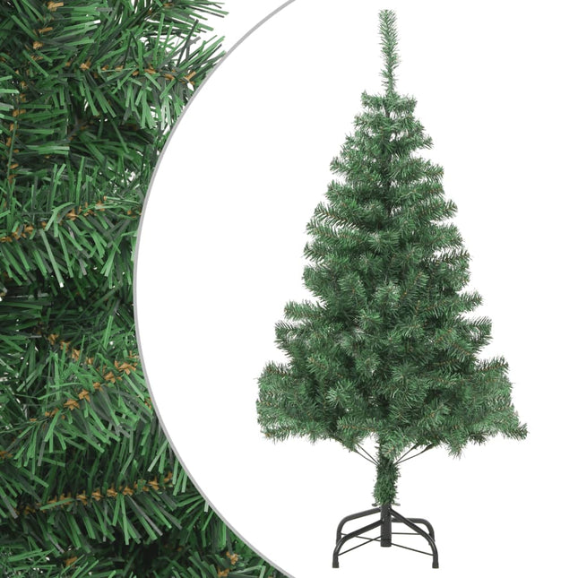 kunstigt juletræ med juletræsfod 210 cm 910 grene
