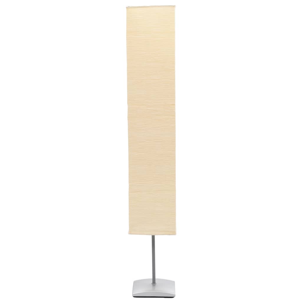 standerlampe med stålfod 135 cm beige
