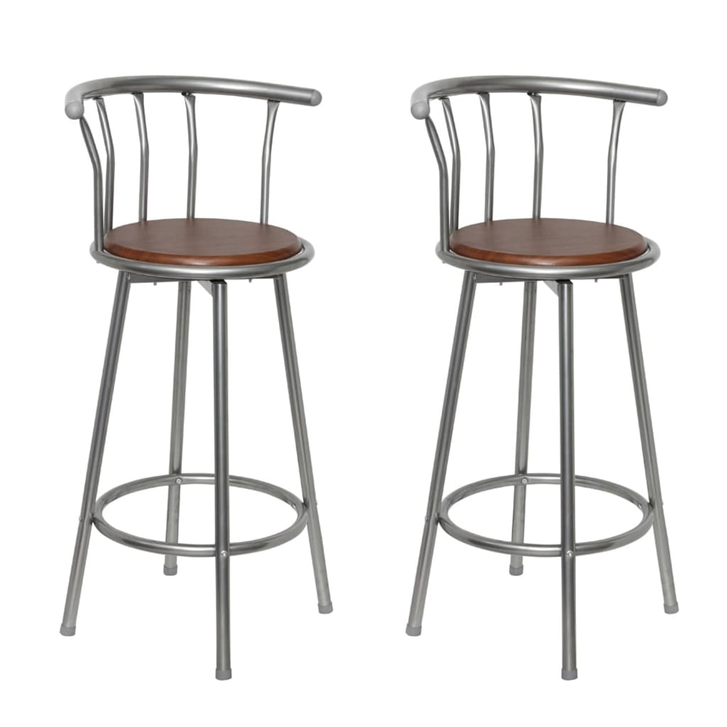 Barstole 2 stk. stål