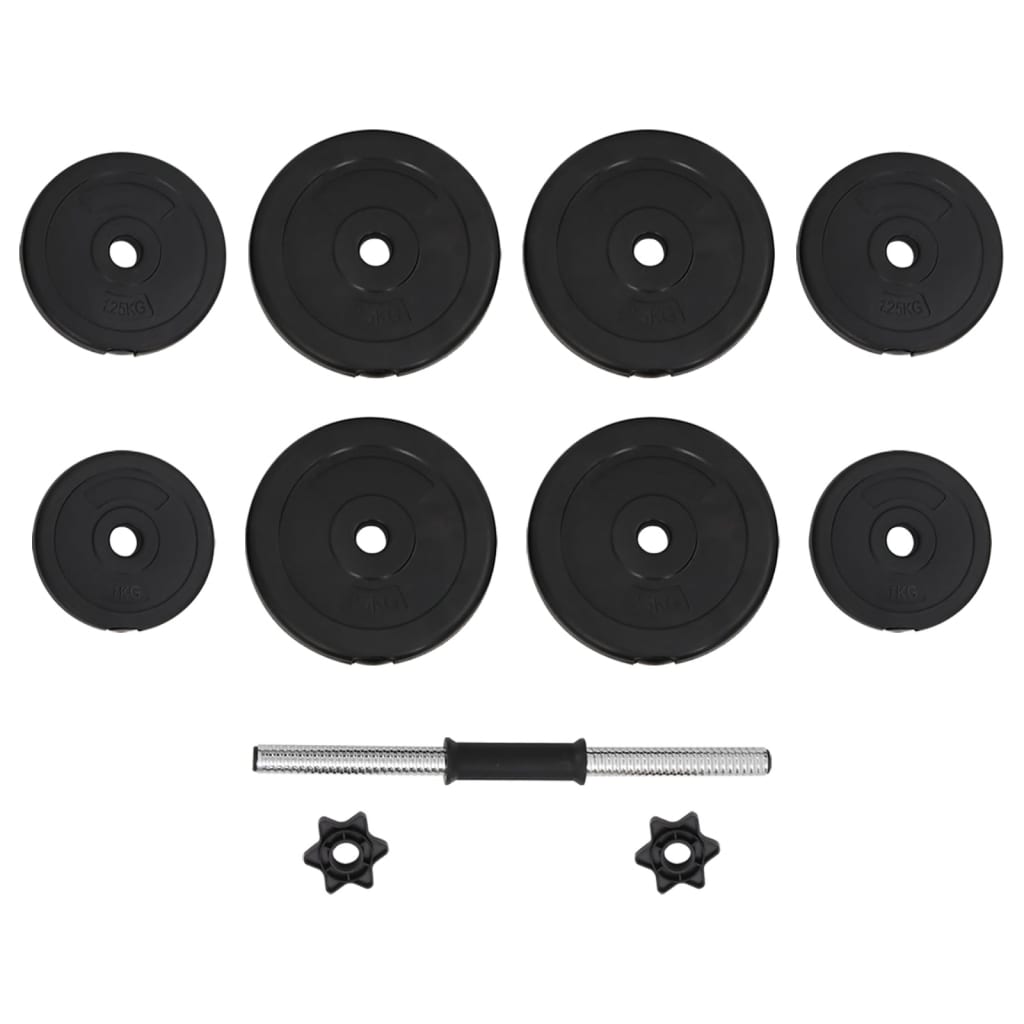 1 x håndvægte 15 kg.