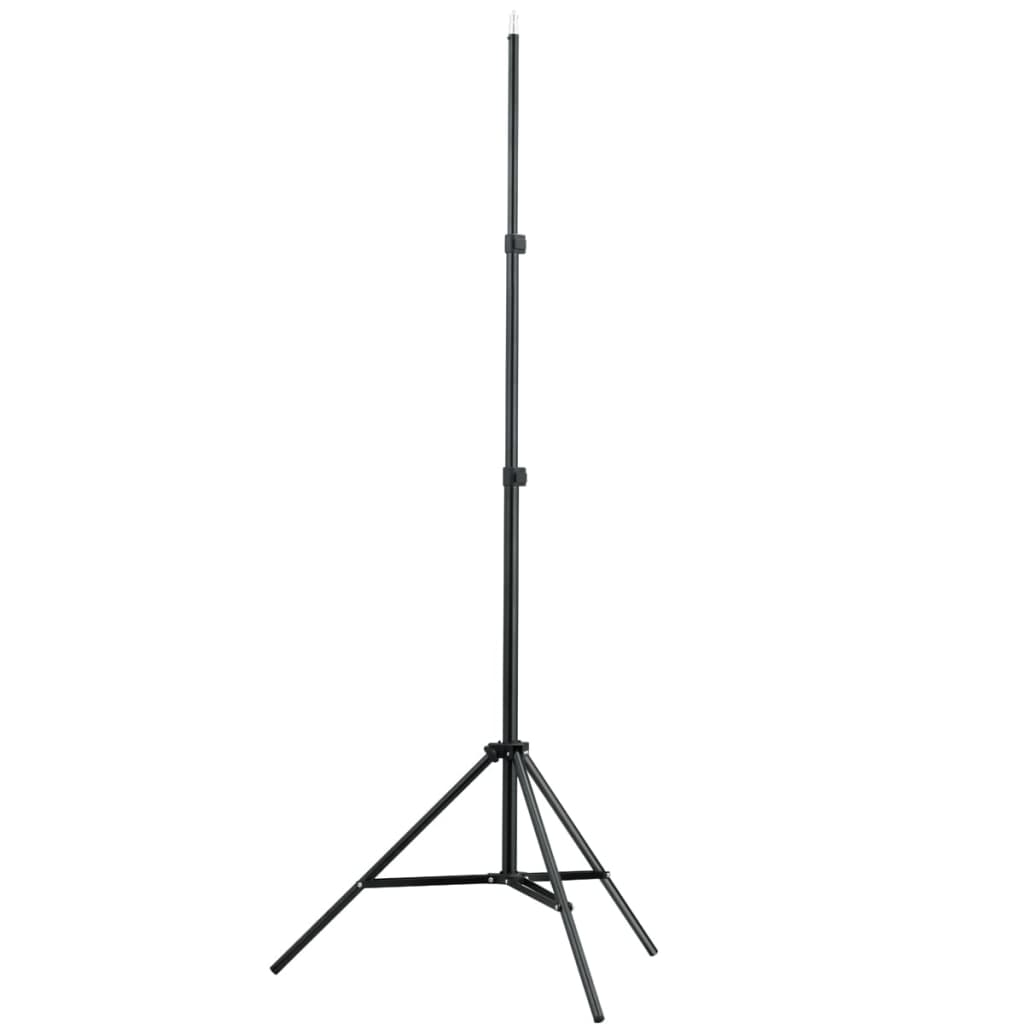 stativsystem til fotobaggrund 500 x 300 cm sort