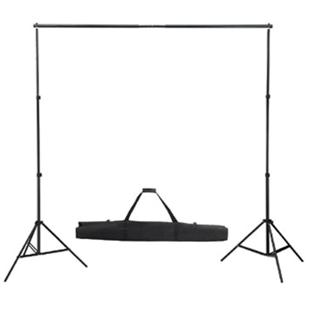 studiosæt med hvid fotobaggrund og lamper 600 x 300 cm