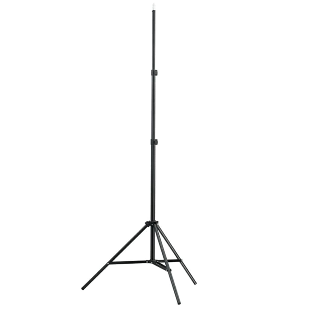 studiosæt med hvid fotobaggrund og lamper 600 x 300 cm