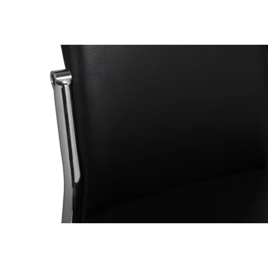 spisebordsstole 6 stk. kunstlæder sort