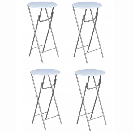 ståborde 4 stk. MDF bordplade hvid