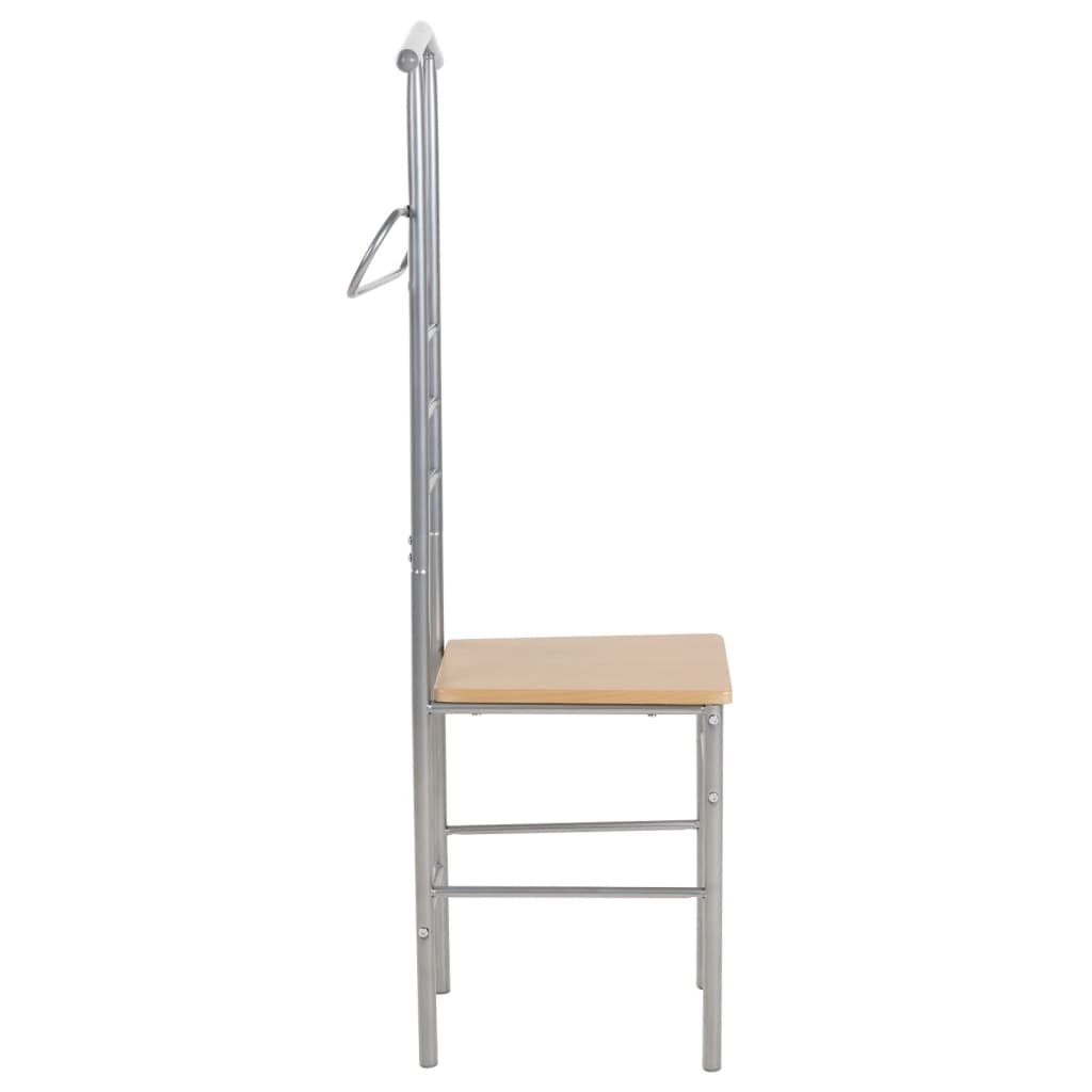 stumtjener med stol 2 stk. metal