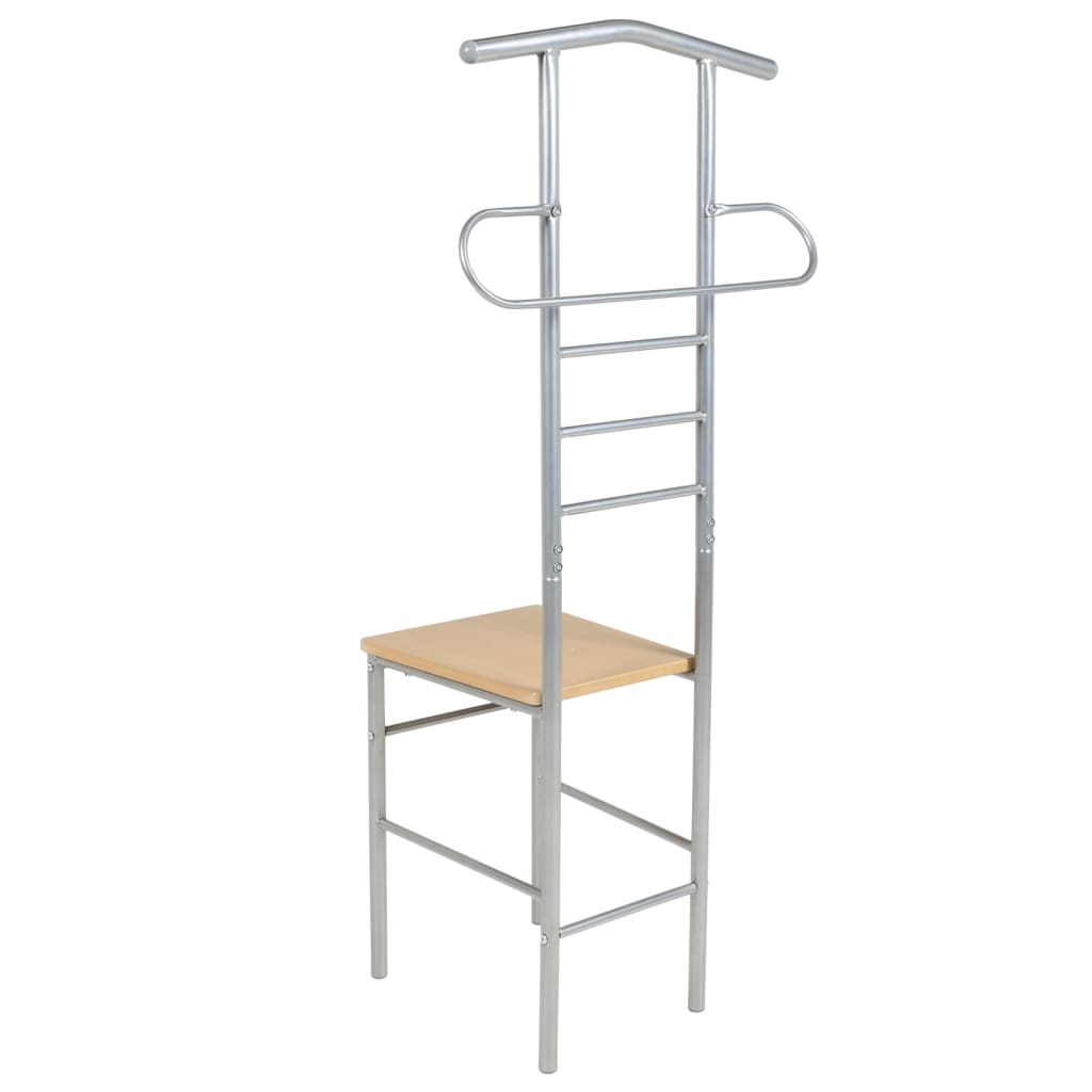 stumtjener med stol 2 stk. metal