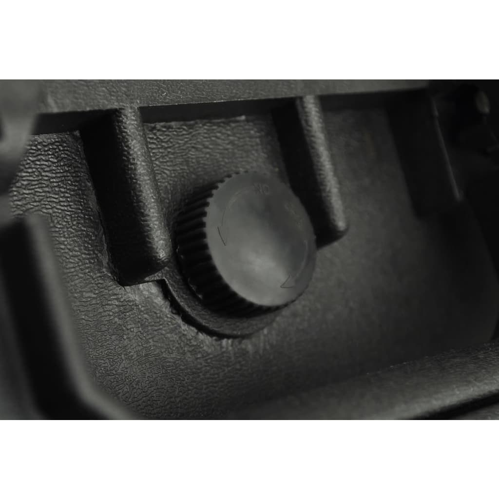 hard-case transporttaske med skum 35 L sort