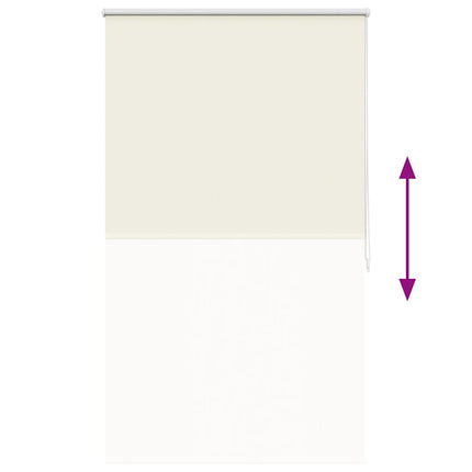 rullegardin mørklægning 84,4x175 cm stofbredde 80 cm off-white