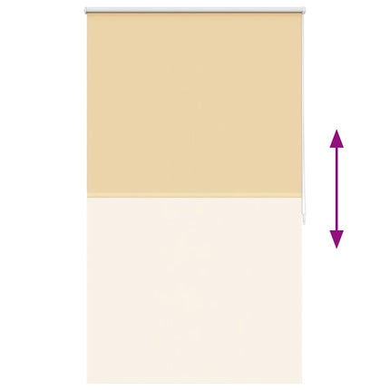 rullegardin mørklægning 124,4x175 cm stofbredde 120 cm beige