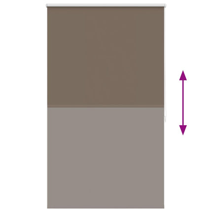 rullegardin mørklægning 124,4x175 cm stofbredde 120 cm kaffe