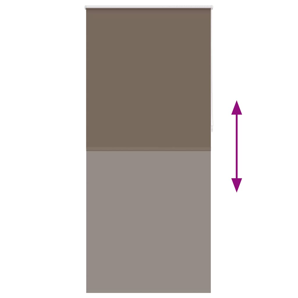 rullegardin mørklægning 104,4x230 cm stofbredde 100 cm kaffe