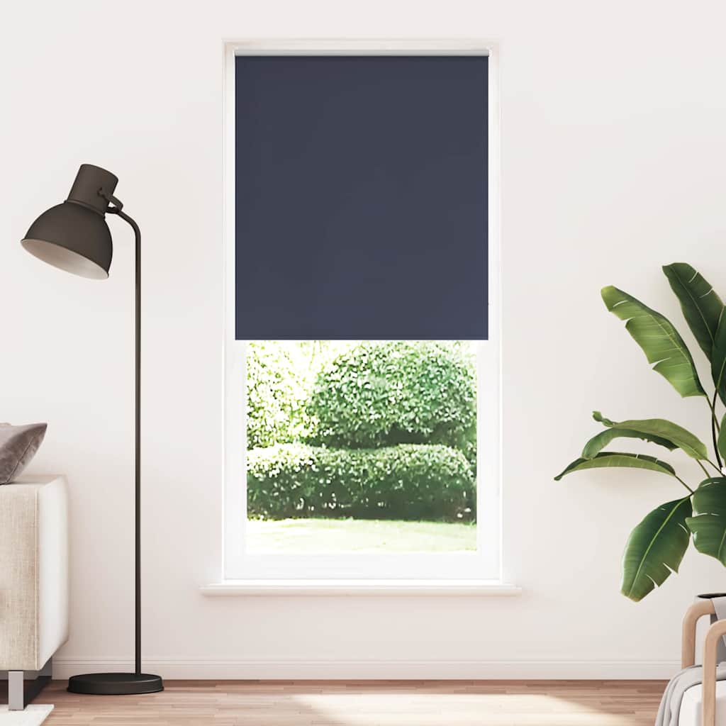 rullegardin mørklægning 124,4x230 cm stofbredde 120 cm marineblå