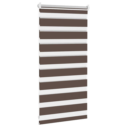 zebragardin 40,9x100 cm stofbredde 36,7 cm kaffe