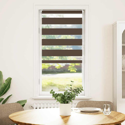 zebragardin 40,9x100 cm stofbredde 36,7 cm kaffe