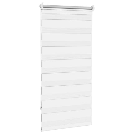 zebragardin 80,9x150 cm stofbredde 76,7 cm hvid