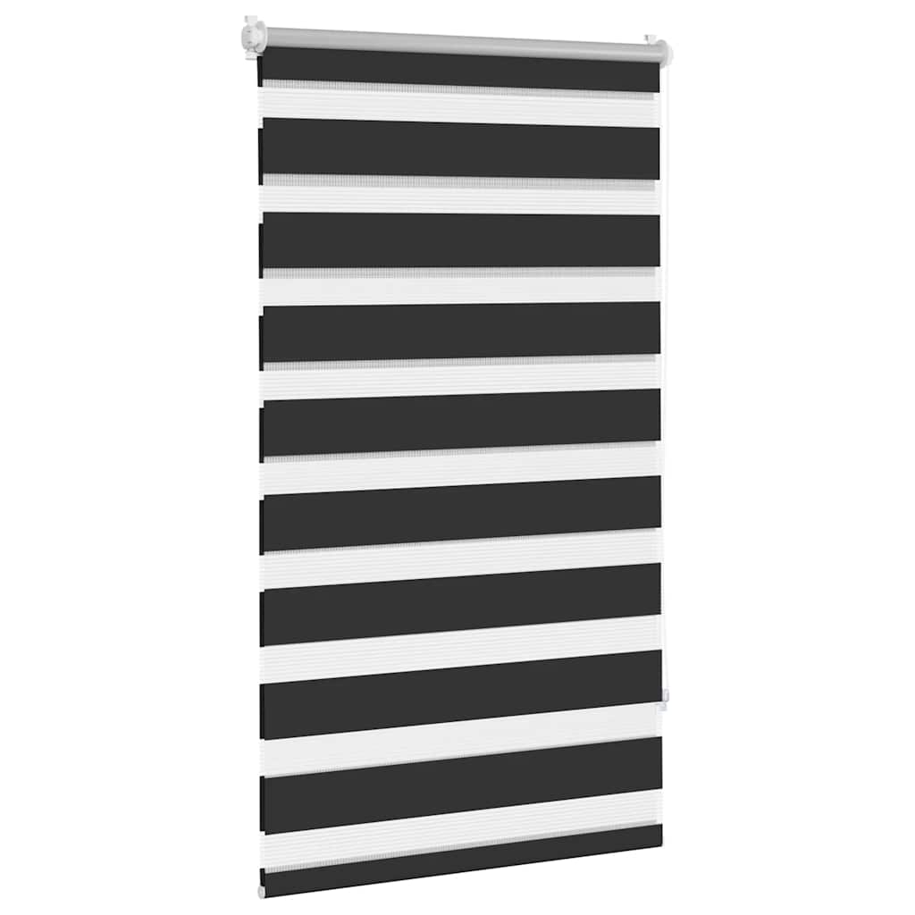zebragardin 90,9x150 cm stofbredde 86,7 cm sort