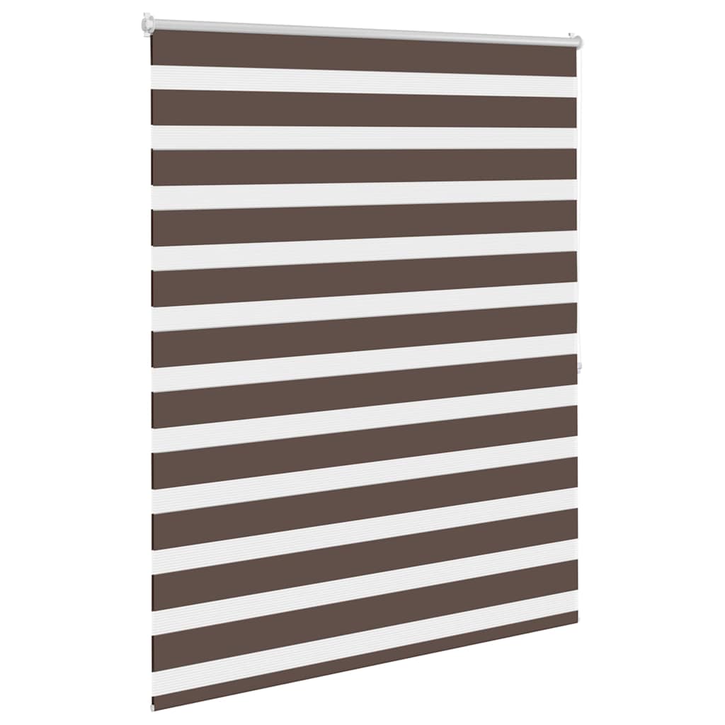 zebragardin 140,9x175 cm stofbredde 136,7 cm kaffe