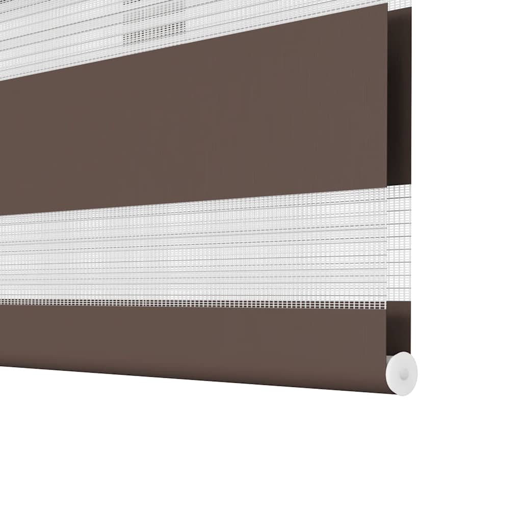 zebragardin 140,9x175 cm stofbredde 136,7 cm kaffe