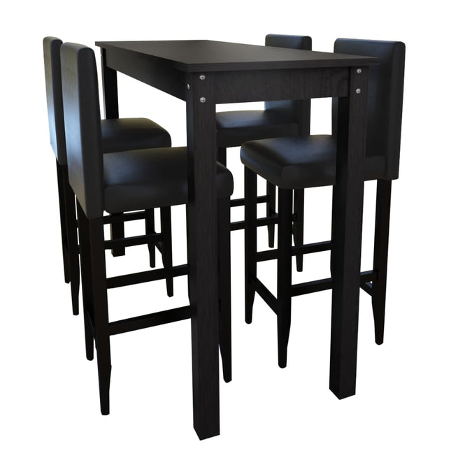 Skammel 4-pack af London herunder tabeller sort