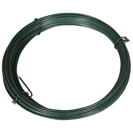 hegnstråd 25 m 1,4/2 mm stål grøn
