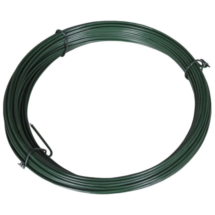 hegnstråd 25 m 1,4/2 mm stål grøn