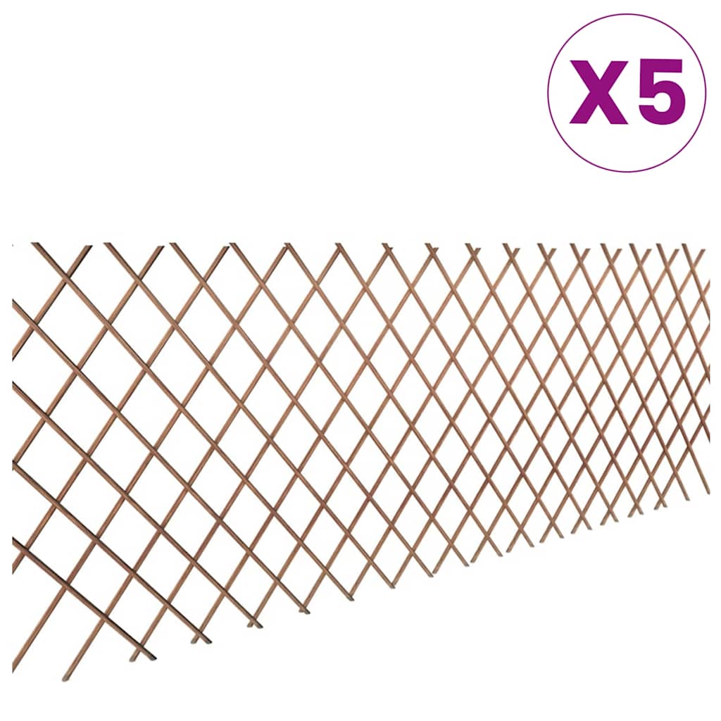 pilehegn med espalier 5 stk. 180 x 90 cm