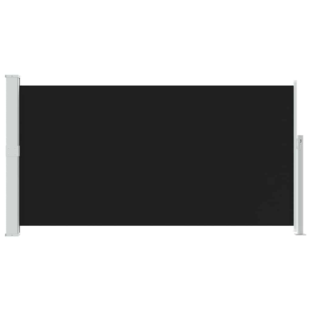sidemarkise til terrasse 160x300 cm sort