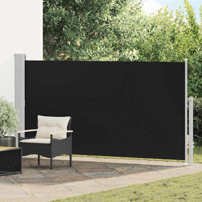 sidemarkise til terrasse 160x300 cm sort