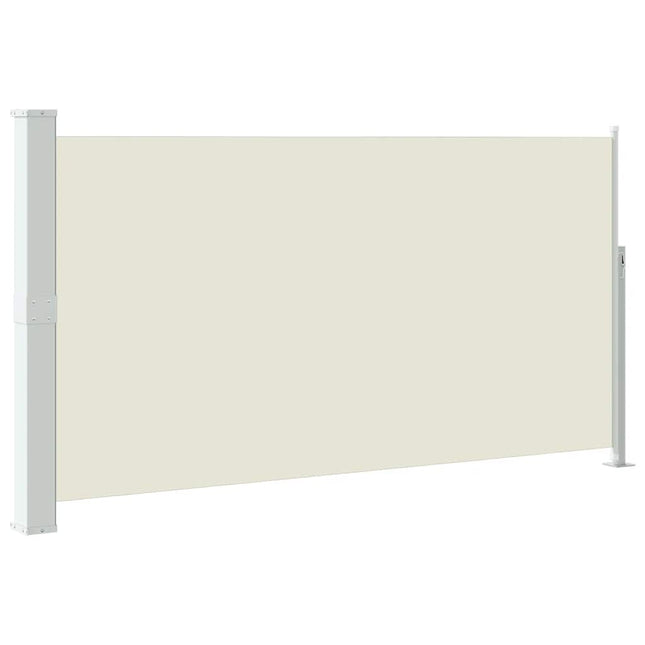 sidemarkise til terrasse 160x300 cm cremefarvet