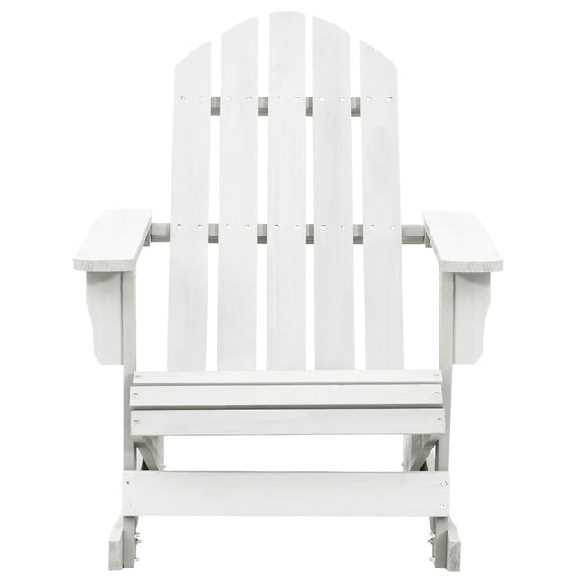 gyngestol til haven træ hvid