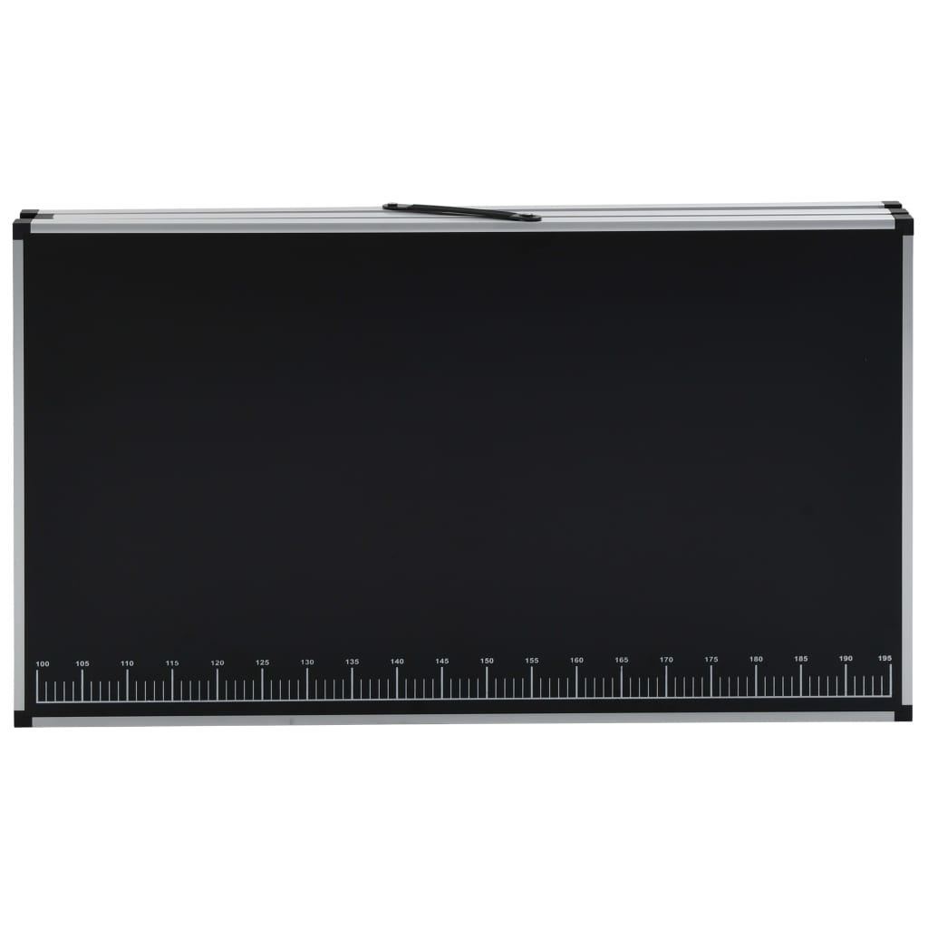 klapbord til tapetsering MDF og aluminium 300x60x78 cm